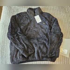 Black Teddy ¼ Zip Pocket Jacket (XL) #1235